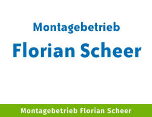 Logo Montagebetrieb Florian Scheer